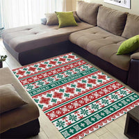 Mele Kalikimaka Hawaii Christmas Area Rug Hawaiian Quilt Pattern Style - Polynesian Pride