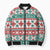 Mele Kalikimaka Hawaii Christmas Bomber Puffer Jacket Hawaiian Quilt Pattern Style - Polynesian Pride