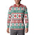 Mele Kalikimaka Hawaii Christmas Button Sweatshirt Hawaiian Quilt Pattern Style - Polynesian Pride