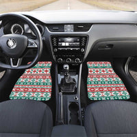 Mele Kalikimaka Hawaii Christmas Car Mats Hawaiian Quilt Pattern Style - Polynesian Pride