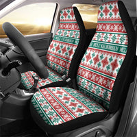 Mele Kalikimaka Hawaii Christmas Car Seat Cover Hawaiian Quilt Pattern Style - Polynesian Pride