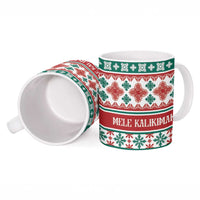 Mele Kalikimaka Hawaii Christmas Ceramic Mug Hawaiian Quilt Pattern Style - Polynesian Pride