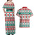 Mele Kalikimaka Hawaii Christmas Couples Matching Off Shoulder Maxi Dress and Hawaiian Shirt Hawaiian Quilt Pattern Style - Polynesian Pride