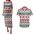Mele Kalikimaka Hawaii Christmas Couples Matching Puletasi and Hawaiian Shirt Hawaiian Quilt Pattern Style - Polynesian Pride