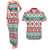Mele Kalikimaka Hawaii Christmas Couples Matching Tank Maxi Dress and Hawaiian Shirt Hawaiian Quilt Pattern Style - Polynesian Pride