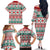 Mele Kalikimaka Hawaii Christmas Family Matching Off The Shoulder Long Sleeve Dress and Hawaiian Shirt Hawaiian Quilt Pattern Style - Polynesian Pride