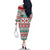 Mele Kalikimaka Hawaii Christmas Family Matching Off The Shoulder Long Sleeve Dress and Hawaiian Shirt Hawaiian Quilt Pattern Style - Polynesian Pride