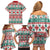 Mele Kalikimaka Hawaii Christmas Family Matching Off Shoulder Short Dress and Hawaiian Shirt Hawaiian Quilt Pattern Style - Polynesian Pride
