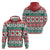 Mele Kalikimaka Hawaii Christmas Hoodie Hawaiian Quilt Pattern Style - Polynesian Pride