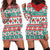 Mele Kalikimaka Hawaii Christmas Hoodie Dress Hawaiian Quilt Pattern Style - Polynesian Pride