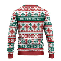 Mele Kalikimaka Hawaii Christmas Ugly Christmas Sweater Hawaiian Quilt Pattern Style - Polynesian Pride