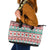 Mele Kalikimaka Hawaii Christmas Leather Tote Bag Hawaiian Quilt Pattern Style - Polynesian Pride
