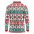 Mele Kalikimaka Hawaii Christmas Long Sleeve Polo Shirt Hawaiian Quilt Pattern Style - Polynesian Pride