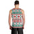 Mele Kalikimaka Hawaii Christmas Men Tank Top Hawaiian Quilt Pattern Style - Polynesian Pride