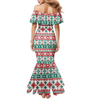 Mele Kalikimaka Hawaii Christmas Mermaid Dress Hawaiian Quilt Pattern Style - Polynesian Pride