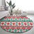 Mele Kalikimaka Hawaii Christmas Round Carpet Hawaiian Quilt Pattern Style - Polynesian Pride