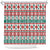 Mele Kalikimaka Hawaii Christmas Shower Curtain Hawaiian Quilt Pattern Style - Polynesian Pride