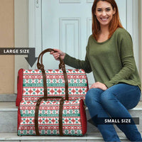 Mele Kalikimaka Hawaii Christmas Travel Bag Hawaiian Quilt Pattern Style - Polynesian Pride