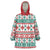 Mele Kalikimaka Hawaii Christmas Wearable Blanket Hoodie Hawaiian Quilt Pattern Style - Polynesian Pride