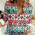Mele Kalikimaka Hawaii Christmas Women Casual Shirt Hawaiian Quilt Pattern Style - Polynesian Pride