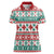 Mele Kalikimaka Hawaii Christmas Women Polo Shirt Hawaiian Quilt Pattern Style - Polynesian Pride