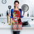 Santa Surf Mele Kalikimaka Personalized Apron Aloha Tropical Christmas Vibes - Polynesian Pride