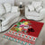 Santa Surf Mele Kalikimaka Personalized Area Rug Aloha Tropical Christmas Vibes - Polynesian Pride
