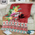 Santa Surf Mele Kalikimaka Personalized Blanket Aloha Tropical Christmas Vibes - Polynesian Pride