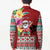 Santa Surf Mele Kalikimaka Personalized Blazer Aloha Tropical Christmas Vibes - Polynesian Pride