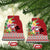 Santa Surf Mele Kalikimaka Personalized Ceramic Ornament Aloha Tropical Christmas Vibes - Polynesian Pride