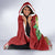 Santa Surf Mele Kalikimaka Personalized Hooded Blanket Aloha Tropical Christmas Vibes - Polynesian Pride
