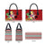 Santa Surf Mele Kalikimaka Personalized Leather Bag Aloha Tropical Christmas Vibes - Polynesian Pride