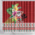Santa Surf Mele Kalikimaka Personalized Shower Curtain Aloha Tropical Christmas Vibes - Polynesian Pride