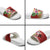 Santa Surf Mele Kalikimaka Personalized Slide Sandals Aloha Tropical Christmas Vibes - Polynesian Pride