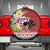 Santa Surf Mele Kalikimaka Personalized Spare Tire Cover Aloha Tropical Christmas Vibes - Polynesian Pride