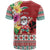 Santa Surf Mele Kalikimaka Personalized T Shirt Aloha Tropical Christmas Vibes - Polynesian Pride