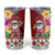 Santa Surf Mele Kalikimaka Personalized Tumbler Cup Aloha Tropical Christmas Vibes - Polynesian Pride