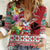 Santa Surf Mele Kalikimaka Personalized Women Casual Shirt Aloha Tropical Christmas Vibes - Polynesian Pride