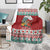 Shaka Sign Skull Mele Kalikimaka Personalized Blanket Hawaiian Quilt Pattern - Polynesian Pride