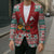 Shaka Sign Skull Mele Kalikimaka Personalized Blazer Hawaiian Quilt Pattern - Polynesian Pride