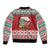 Shaka Sign Skull Mele Kalikimaka Personalized Bomber Jacket Hawaiian Quilt Pattern - Polynesian Pride