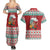 Shaka Sign Skull Mele Kalikimaka Personalized Couples Matching Summer Maxi Dress and Hawaiian Shirt Hawaiian Quilt Pattern - Polynesian Pride