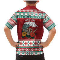 Shaka Sign Skull Mele Kalikimaka Personalized Family Matching Mermaid Dress and Hawaiian Shirt Hawaiian Quilt Pattern - Polynesian Pride