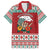 Shaka Sign Skull Mele Kalikimaka Personalized Family Matching Off The Shoulder Long Sleeve Dress and Hawaiian Shirt Hawaiian Quilt Pattern - Polynesian Pride