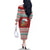 Shaka Sign Skull Mele Kalikimaka Personalized Family Matching Off The Shoulder Long Sleeve Dress and Hawaiian Shirt Hawaiian Quilt Pattern - Polynesian Pride