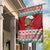 Shaka Sign Skull Mele Kalikimaka Personalized Garden Flag Hawaiian Quilt Pattern - Polynesian Pride