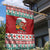 Shaka Sign Skull Mele Kalikimaka Personalized Garden Flag Hawaiian Quilt Pattern - Polynesian Pride