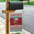 Shaka Sign Skull Mele Kalikimaka Personalized Garden Flag Hawaiian Quilt Pattern - Polynesian Pride
