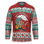 Shaka Sign Skull Mele Kalikimaka Personalized Hockey Jersey Hawaiian Quilt Pattern - Polynesian Pride