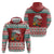 Shaka Sign Skull Mele Kalikimaka Personalized Hoodie Hawaiian Quilt Pattern - Polynesian Pride
